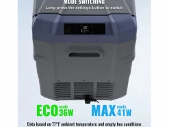 Refrigerador de Coche SucceBuy Refrigerador Portátil para Coche con Compresor 50L, Doble Zona, para el Hogar y el Coche^