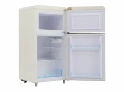 Refrigerador de doble puerta con ajustes y ruedas - 72L - 120kWh/año - Nivel de ruido bajo de 39 dB - Clase E - 45x44x91cm^DripeX