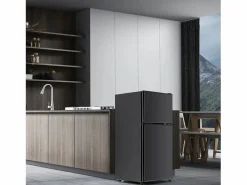 DripeX Refrigerador 22L+38L con LED, pies ajustables, 172 kWh/año, -27 ° C a 13 ° C, 7 nivel de temperatura, Energía E, 42x45.5x86.8 cm Negro Outlet
