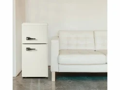 DripeX Electrodomésticos De Frío|Refrigerador 22L+38L, doble puerta con LED y pies ajustables, clase E, -27°C-13°C, 102 kWh/año, , 42x45.5x88.8cm