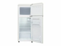 Refrigerador retro de 92 litros con 2 puertas e iluminación LED - -27 °C a 13 °C - antiguo^Hauss Spole Online