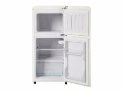 Hauss Spole Electrodomésticos De Frío|Refrigerador retro. Frigorífico-congelador combinado con un volumen total de 60 litros, un volumen de congelador de 22 litros.