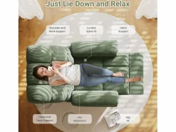 DripeX Sillón Escandinavo|Relájate sillón de terciopelo eléctrico de sillón, silla de ocio ajustable con USB, respaldo ajustable, antiestático con reposapiés - 96x97x104cm