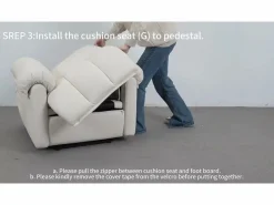 Relájate sillón de terciopelo eléctrico de sillón, silla de ocio ajustable con USB, respaldo ajustable, antiestático con reposapiés - 96x97x104cm^DripeX Online