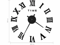 Reloj De Pared|Reloj 3D de pared con diseño moderno 100 cm XXL ES405481