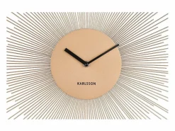 KARLSSON Reloj de metal Peony 45 cm Dorado Clearance