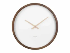Reloj de pared Ancho Grande - Madera oscura - Ø50cm^KARLSSON Discount