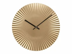 OZAIA Reloj de pared Art Déco - Diámetro 50 cm - Metal - - FELINAR Dorado Outlet