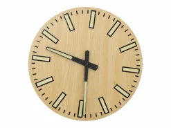 Reloj de pared con escalas y agujas luminosas Ø30 cm ES736624 Amarillo Sale
