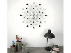 Reloj De Pared|Reloj de pared con movimiento de cuarzo diseño moderno 50 cm ES147532