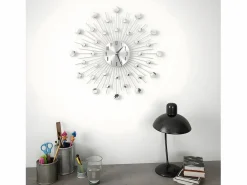 Reloj De Pared|Reloj de pared con movimiento de cuarzo 50 cm diseño moderno ES907061