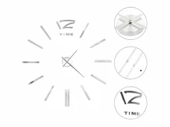 Reloj de pared 3D con diseño moderno 100 cm XXL ES404526^