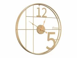 Reloj de pared de hierro Ø50 cm ES121401 Dorado Hot