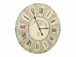 Reloj de pared de MDF 60 cm ES588843 Multicolor Clearance