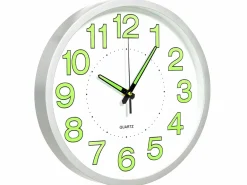 Reloj de pared luminoso 30 cm ES366110 Blanco New