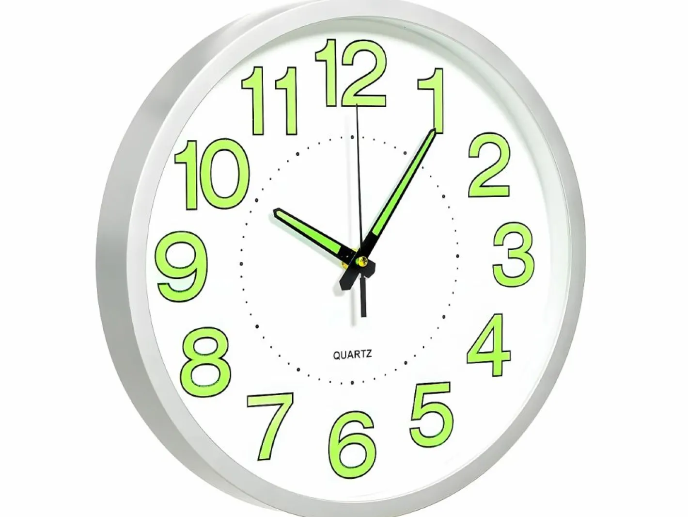 Reloj de pared luminoso 30 cm ES366110 Blanco New