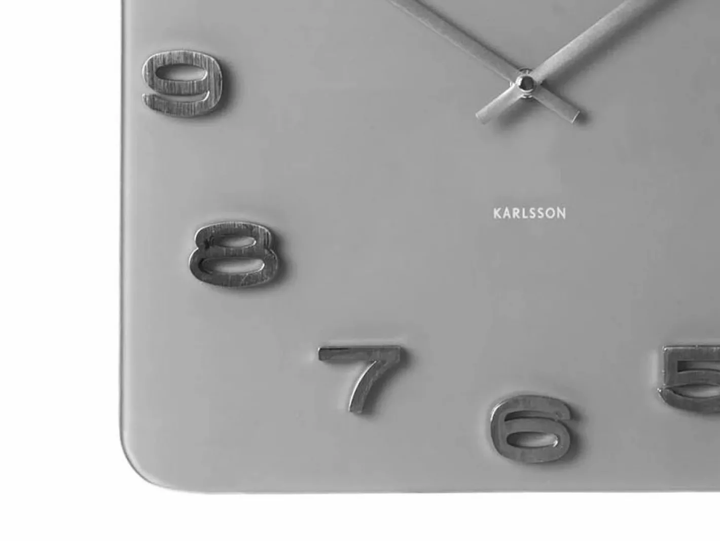 KARLSSON Reloj De Pared|Reloj de pared vintage cuadrado -