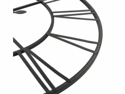 Reloj de pared vintage movimiento cuarzo metal 80 cm XXL ES400434^ Hot