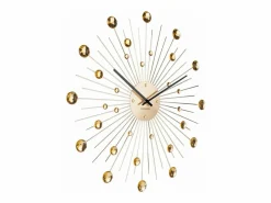 Reloj redondo de metal Sunburst 50 cm^KARLSSON Online
