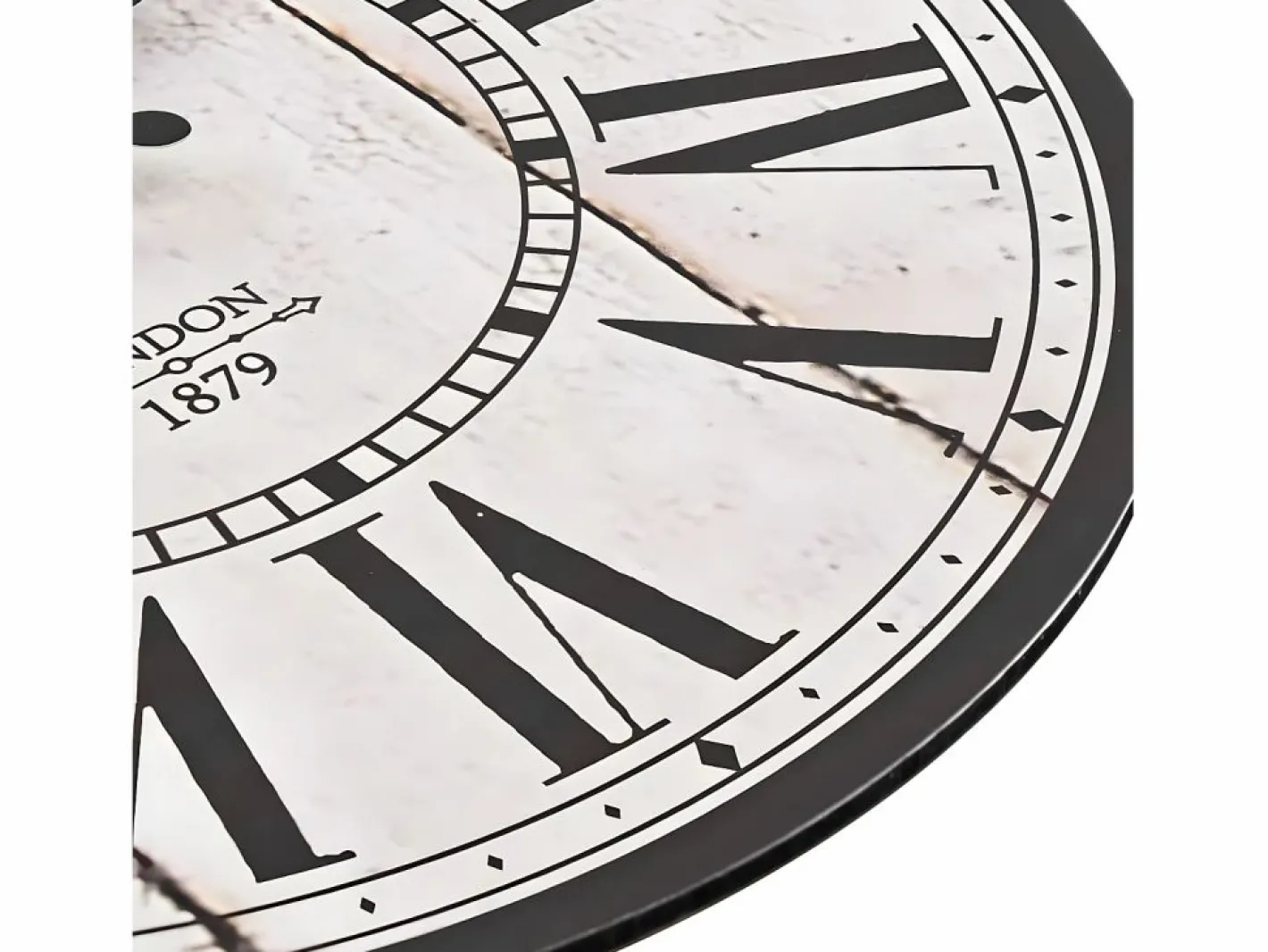 Reloj vintage de pared London 30 cm ES223219 Blanco Outlet