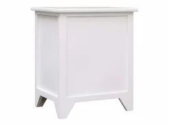 Relor Mesitas de noche con 2 cajones 2 unidades blancas^Garden Furniture Best