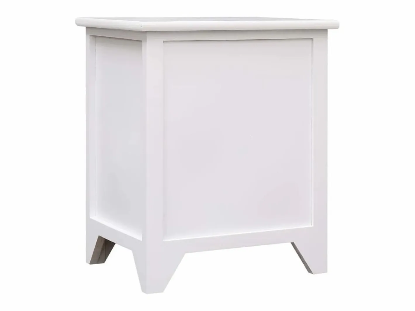 Relor Mesitas de noche con 2 cajones 2 unidades blancas^Garden Furniture Best