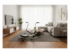 Remo de ejercicio escandinavo - O'fitness - Contador 5 funciones - Acero^ Sale