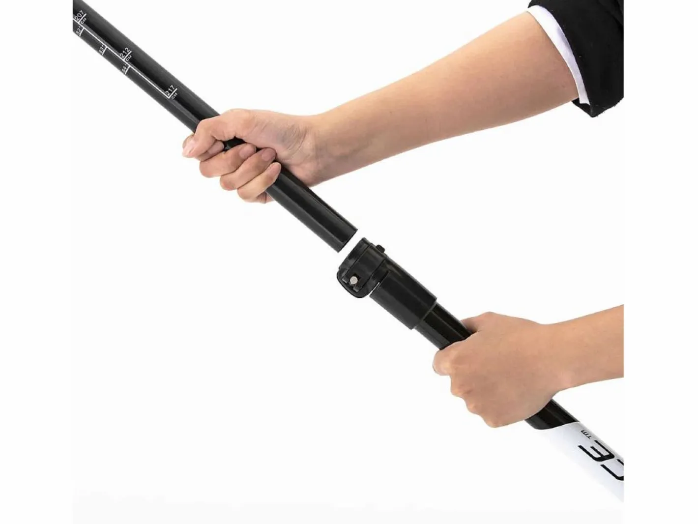Bestway Remo de fibra de vidrio Paddle Surf Extensible 167-217 cm Negro Best