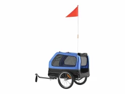 Remolque bicicleta SucceBuy para Perro, Carga 40 kg, Porta Animales de Compañía de Bicicletas, Marco Plegable Fácil con Rueda a Liberación Rápida, Reflector^ Discount