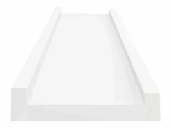 Repisa para marcos de fotos 2 uds MDF 60x9x3 cm ES908296 Blanco Outlet