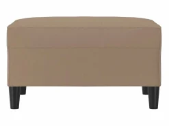 Reposapiés Cappuccino 70x55x41 cm Piel Sintética Marru00f3n Hot