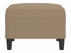 Reposapiés Cappuccino 70x55x41 cm Piel Sintética Marru00f3n Hot