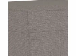 Reposapiés de tela color topo 70x55x41 cm Gris New