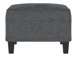 Reposapiés de tela oscuro 70x55x41 cm ES31143^ Clearance