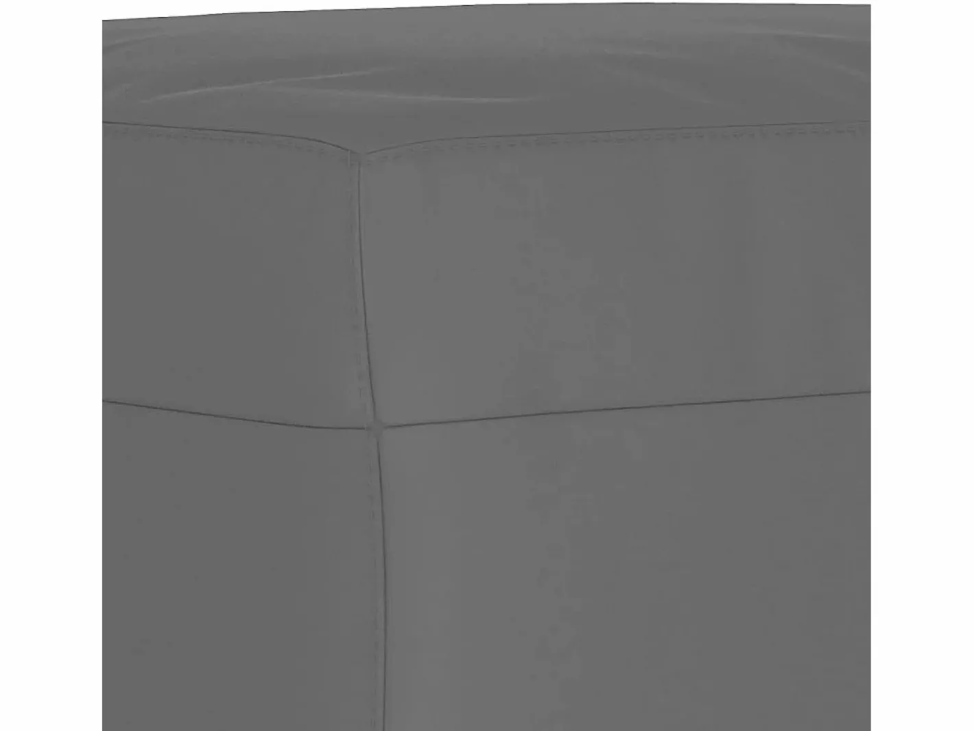 Reposapiés Oscuro 60x50x41 cm Tejido Microfibra Gris Best