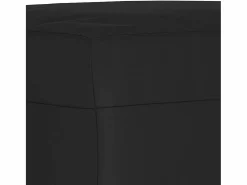 Reposapiés 60x50x41 cm Tejido Microfibra Negro Sale