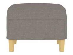 Reposapiés Taupe 60x50x41 cm Tela^ Discount