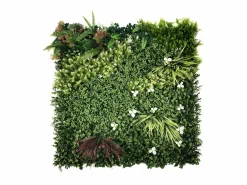 Vente-unique Panel Plantas Artificiales|Panel Plantas Artificiales|Revestimiento mural de vegetal sintético LAHTI - Pack de 1m² -