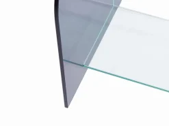 Revistero de vidrio templado - Transparente y gris - DUSILLA^Vente-unique Discount