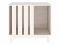 Rivoli Caseta para perros madera maciza de pino 70x50x62 cm^Garden Furniture Clearance