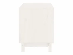 Garden Furniture Rivoli Caseta para perros madera maciza de pino 60x45x57 cm Blanco Clearance