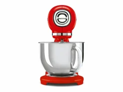 Robot de repostería SMF03RDEU 4,8L 800W con 10 velocidades y accesorios de acero inoxidable^Smeg Outlet