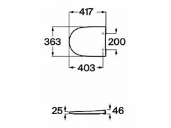 ROCA Tapa y asiento de Supralit® compacto ONA^ Online