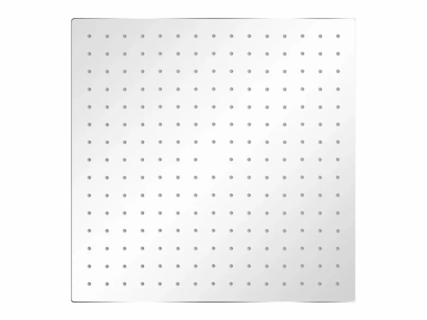 Helloshop26 Rociador de ducha cuadrado de acero inoxidable de 40x40 cm 02_0003093 Gris Online