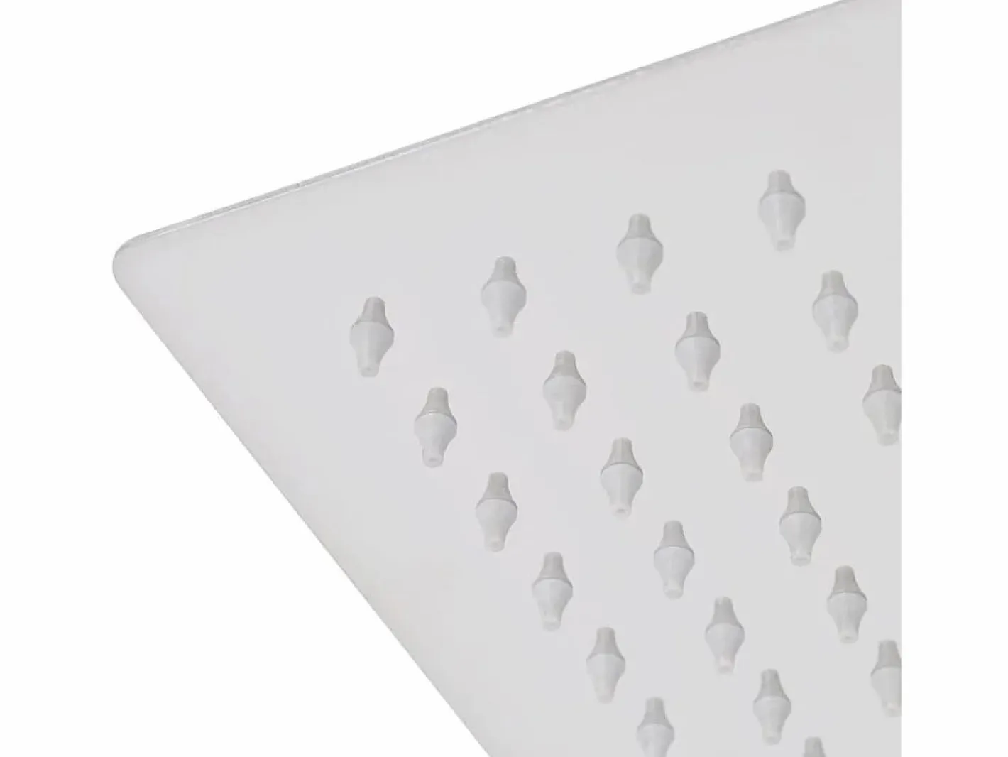 Helloshop26 Rociador de ducha cuadrado de acero inoxidable de 40x40 cm 02_0003093 Gris Online