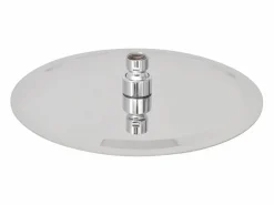 Helloshop26 Rociador de ducha de inmersión redondo de acero inoxidable de 25 cm 02_0003099 Gris Discount