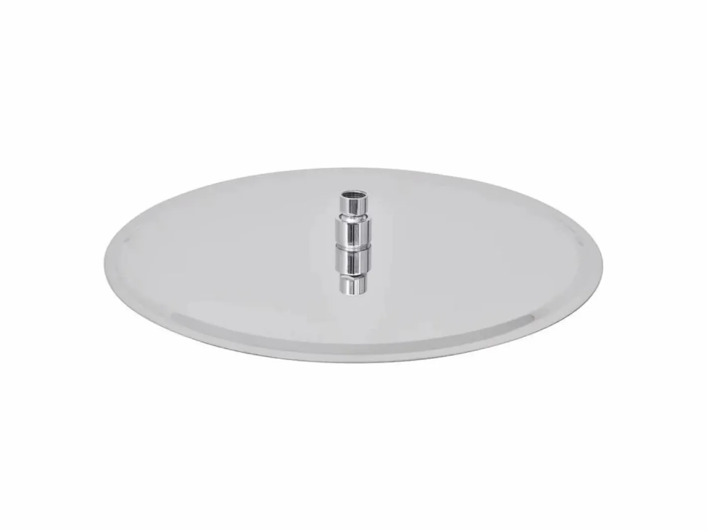 Helloshop26 Rociador de ducha de inmersión redondo de acero inoxidable 40 cm de diámetro 02_0003101 Gris Discount