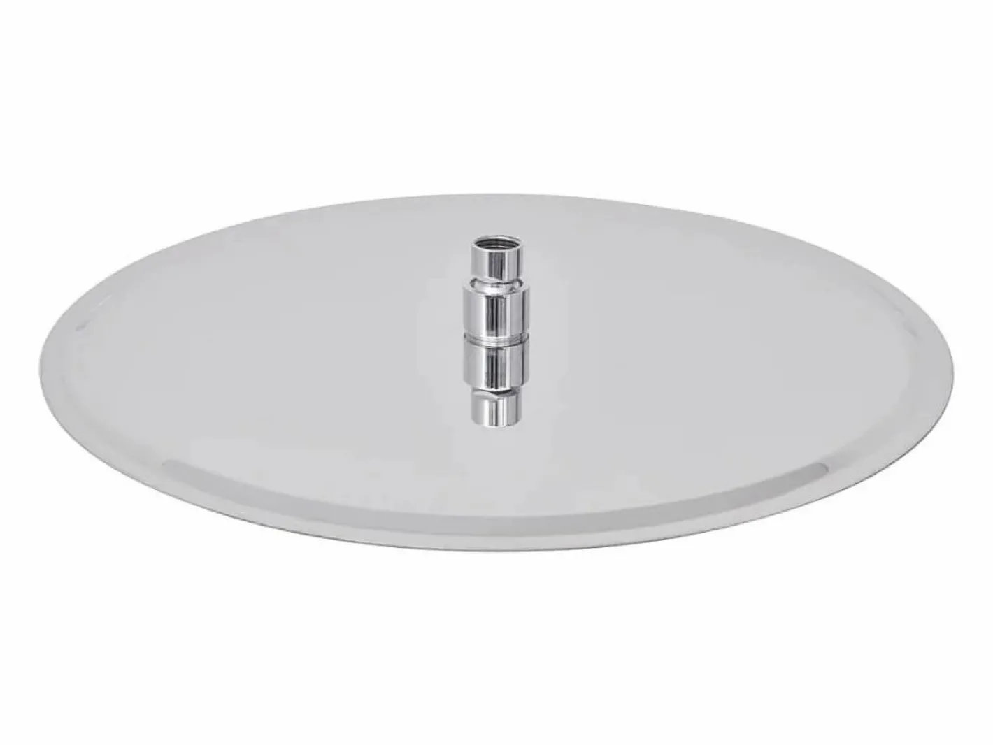 Helloshop26 Rociador de ducha de inmersión redondo de acero inoxidable 40 cm de diámetro 02_0003101 Gris Discount
