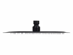 Rociador de ducha de lluvia cabezal de ducha accesorio de baño acero inoxidable 25 cm redondo negro 02_0002073^Helloshop26 Outlet