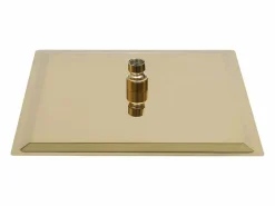Helloshop26 Rociador de ducha de lluvia de acero inoxidable 25 x 25 cm cuadrado acabado dorado 02_0002091 Gris Discount